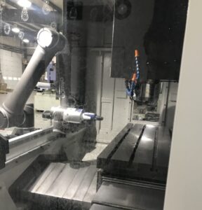 Omron TM Series Robot machine tending application